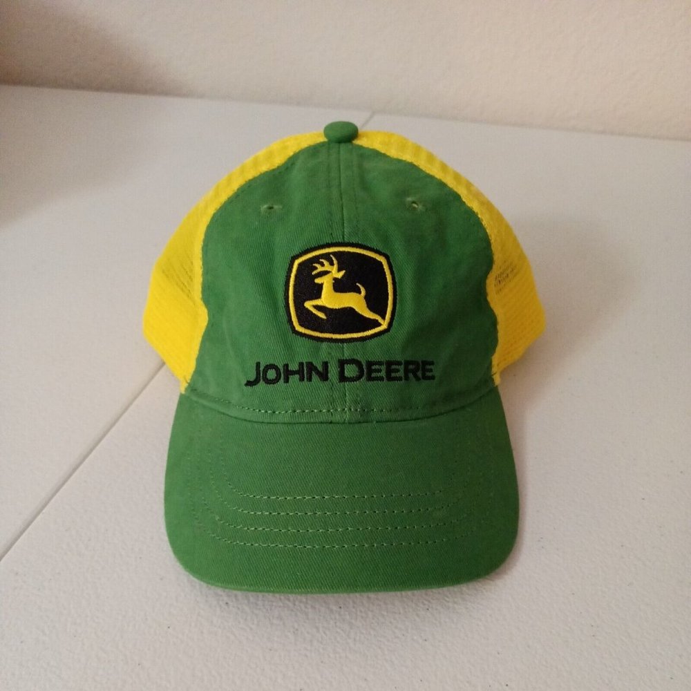 Boys John Deere Toddler Green & Yellow Big Spellout Snapback Hat